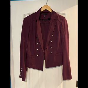 WHBM signature blazer (plum)